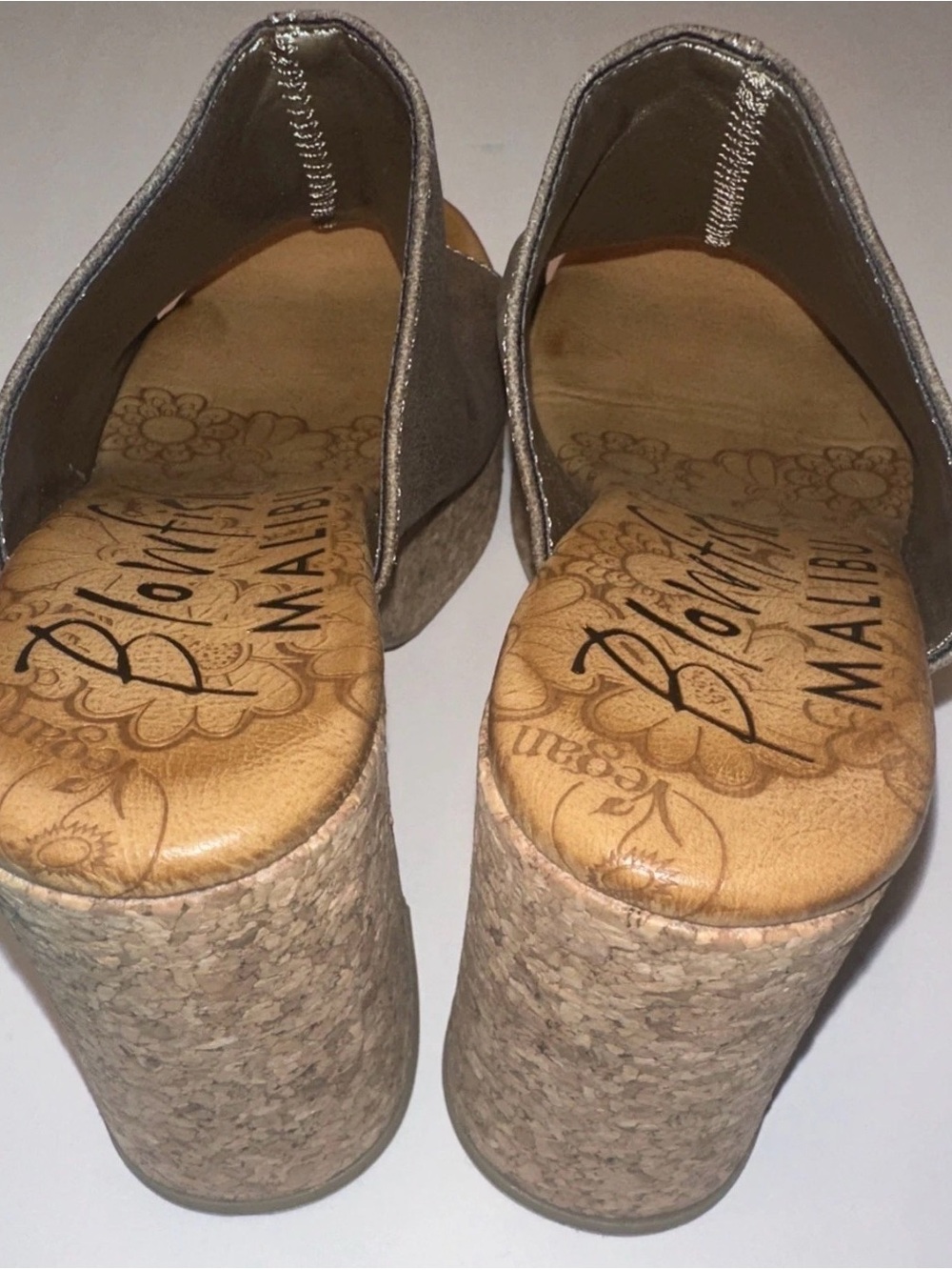 Blowfish Malibu Women's Brown Wedge Poznan Chunky Heel Platform Boho size 6.5 - Picture 4 of 7
